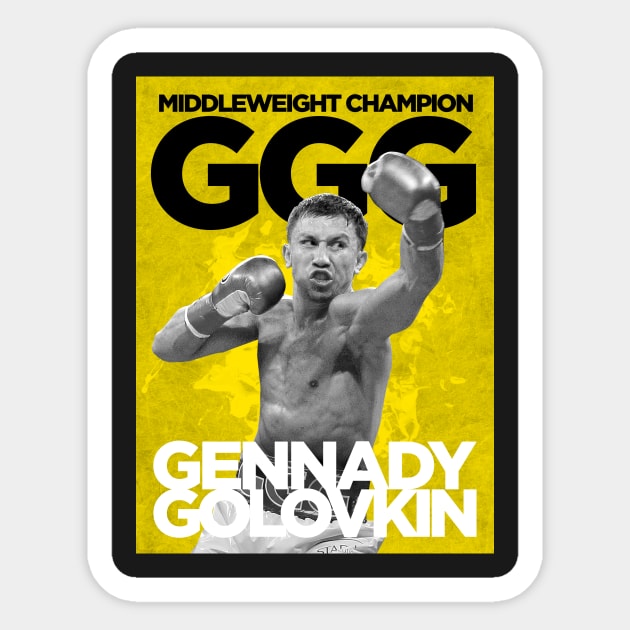 The power of GGG Sticker by enricoalonzo